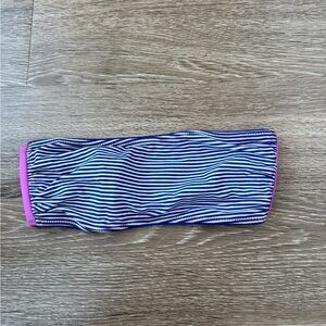 XiRENA Blue and White Striped Bandeau